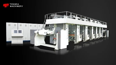 Màquina d'impressió de gravat d'eix electrònic de paper de bolques